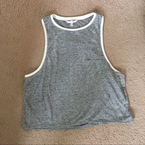 NEW Victorias Secret Tank top racer back grey gray